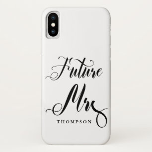 シンプルの未来Mrs書道花嫁 iPhone X ケース