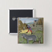 「シンプルの本からのイラストレーション 缶バッジ (正面&裏面)