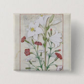 「シンプルの本からのイラストレーション 缶バッジ (正面)