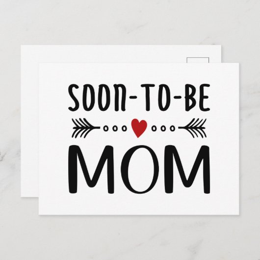 シンプルの母の日 |はがき ポストカード (正面/裏面)