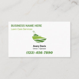 シンプルの気に造園ツリーサービスロゴ 名刺