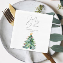 シンプルの水の色クリスマスツリーメリークリスマス