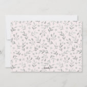 シンプルの水色スクリプト喜びクリスマスフォト シーズンカード (裏面)