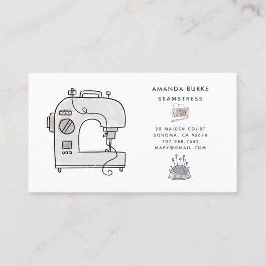 シンプルの水色 名刺 (正面)