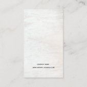 シンプルの洗濯指示木材 名刺 (裏面)