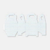 シンプルの白い水玉模様の模様 フェイバーボックス (折り畳みなし)