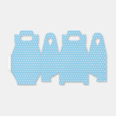 シンプルの白い水玉模様の模様 フェイバーボックス (折り畳みなし)