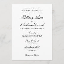 シンプルの白エレガントと黒結婚の