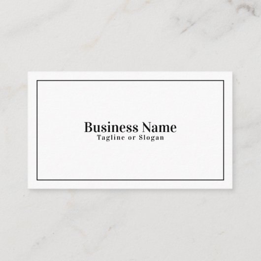 シンプルの白黒スキージ窓清掃 名刺 (裏面)