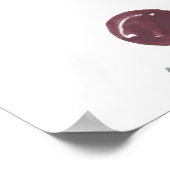 シンプルの着座表 ポスター (角)