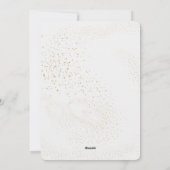 シンプルの瞬間が素晴らしJoy Blue金ゴールド写真を持ち込む シーズンカード (裏面)