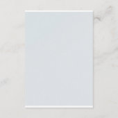 シンプルの結婚ミニマル詳細エンクロージャカード エンクロージャーカード (裏面)