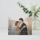 シンプルの結婚概要 ポストカード (スタンド正面)