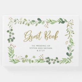 シンプルの緑 | ウェディング ゲストブック