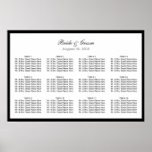 シンプルの縁ど表結婚示 ポスター (正面)