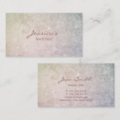 シンプルの繊細なメイクアップアーティスト 名刺 (正面/裏面)