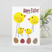 シンプルの老スタイル復活鶏と卵 シーズンカード (スタンド正面)