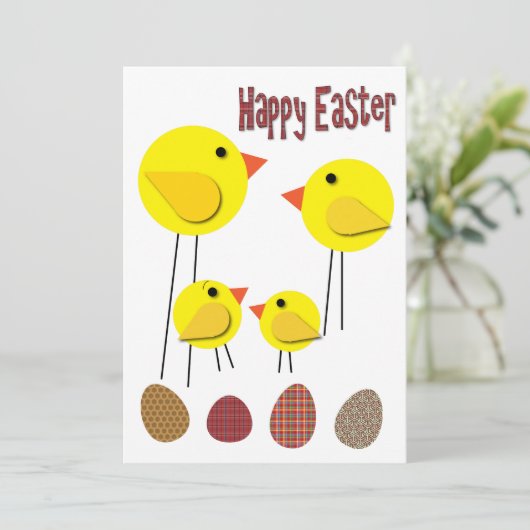 シンプルの老スタイル復活鶏と卵 シーズンカード (スタンド正面)