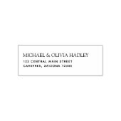 シンプルの自宅住所 セルフインキングスタンプ (デザイン)