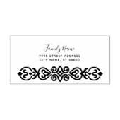 シンプルの自己墨込みゴム印 セルフインキングスタンプ (デザイン)