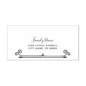 シンプルの自己墨込みゴム印 セルフインキングスタンプ (デザイン)