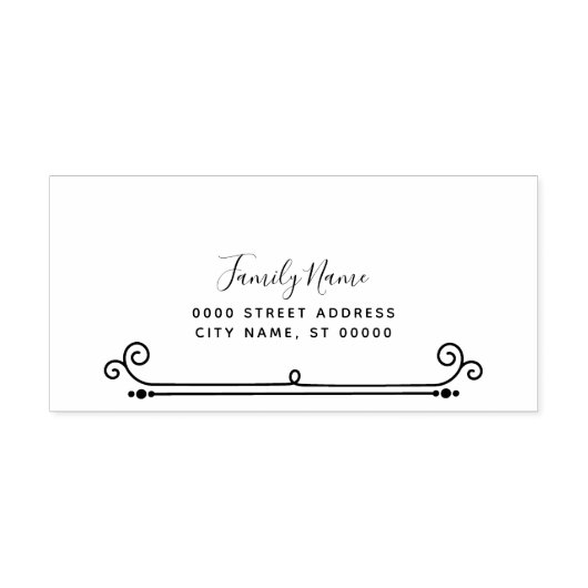 シンプルの自己墨込みゴム印 セルフインキングスタンプ (デザイン)