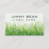 シンプルの芝気に刈りサービス 名刺 (正面)