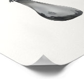 シンプルの茸 ポスター (角)