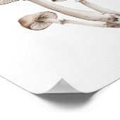 シンプルの茸 ポスター (角)