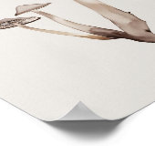 シンプルの茸 ポスター (角)