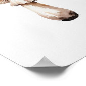 シンプルの茸 ポスター (角)