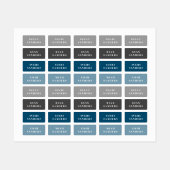 シンプルの衣服名 ラベル (シート)