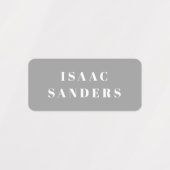 シンプルの衣服名 ラベル (デザイン1)