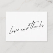 シンプルの装結婚着のカラーパレットの提案 エンクロージャーカード (裏面)