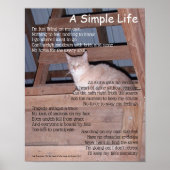 シンプルの詩 ポスター (正面)