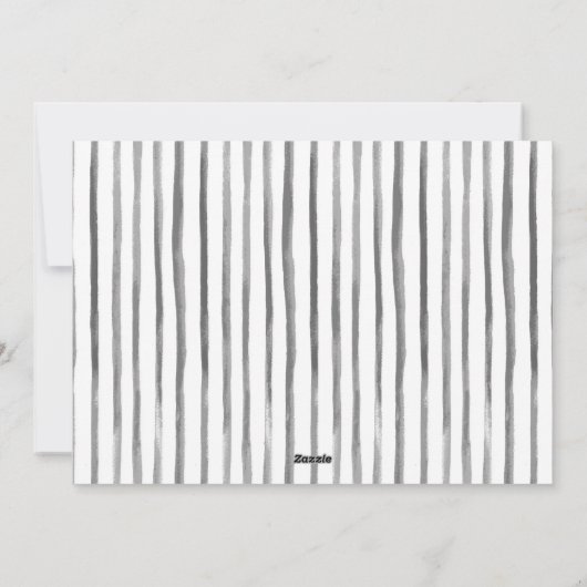 シンプルの雪かき(灰色と白の写真) シーズンカード (裏面)