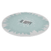 シンプルの青の花 カッティングボード (角)