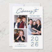 シンプルの高度化： 2025年の写真新年 シーズンカード (正面)