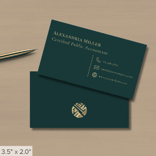 シンプルのGreen Accountant CPA 名刺