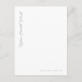 シンプルはがき/フォーマット&カスタマイズ ポストカード (正面)