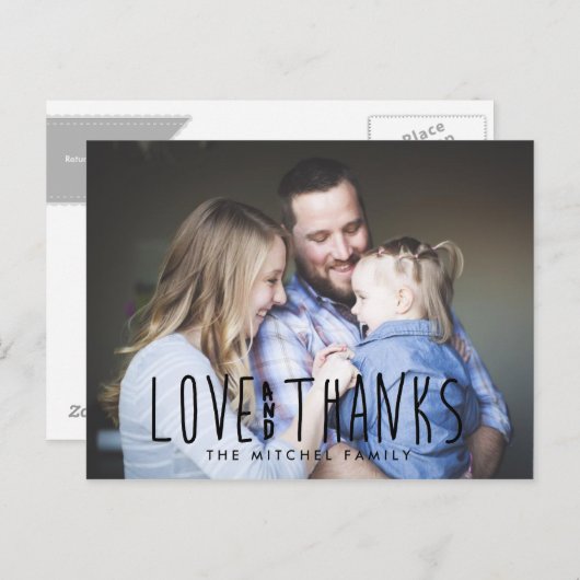 シンプルはっきりしたと黒 |写真はがき ポストカード (正面/裏面)