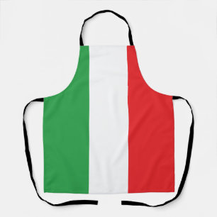 シンプルはっきりしたイタリイタリアン国旗 エプロン