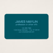 シンプルはっきりしたカスタマイズモノグラムの名 (裏面)