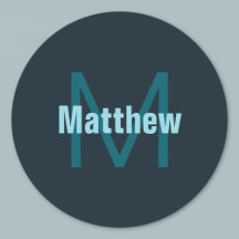 シンプルはっきりしたカスタマイズモノグラムの名