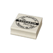 シンプルはっきりしたタイポグラフィ差出人住所 ラバースタンプ (スタンプ)