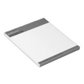 シンプルはっきりしたミニマル縁どGray From the Desk of of of of The ノートパッド (アングル)