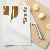 シンプルはキッ最高のチンのタオル キッチンタオル (四つ折り)