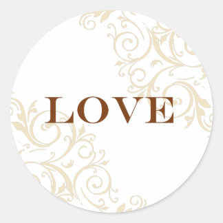 シンプルはステッカー渦巻きます ラウンドシール