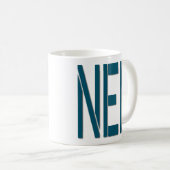 シンプルはマグ-旧姓おもしろいなタイポグラフィのギフトのアイディア--を引用します コーヒーマグカップ (正面右)