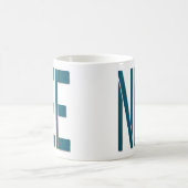 シンプルはマグ-旧姓おもしろいなタイポグラフィのギフトのアイディア--を引用します コーヒーマグカップ (中央)